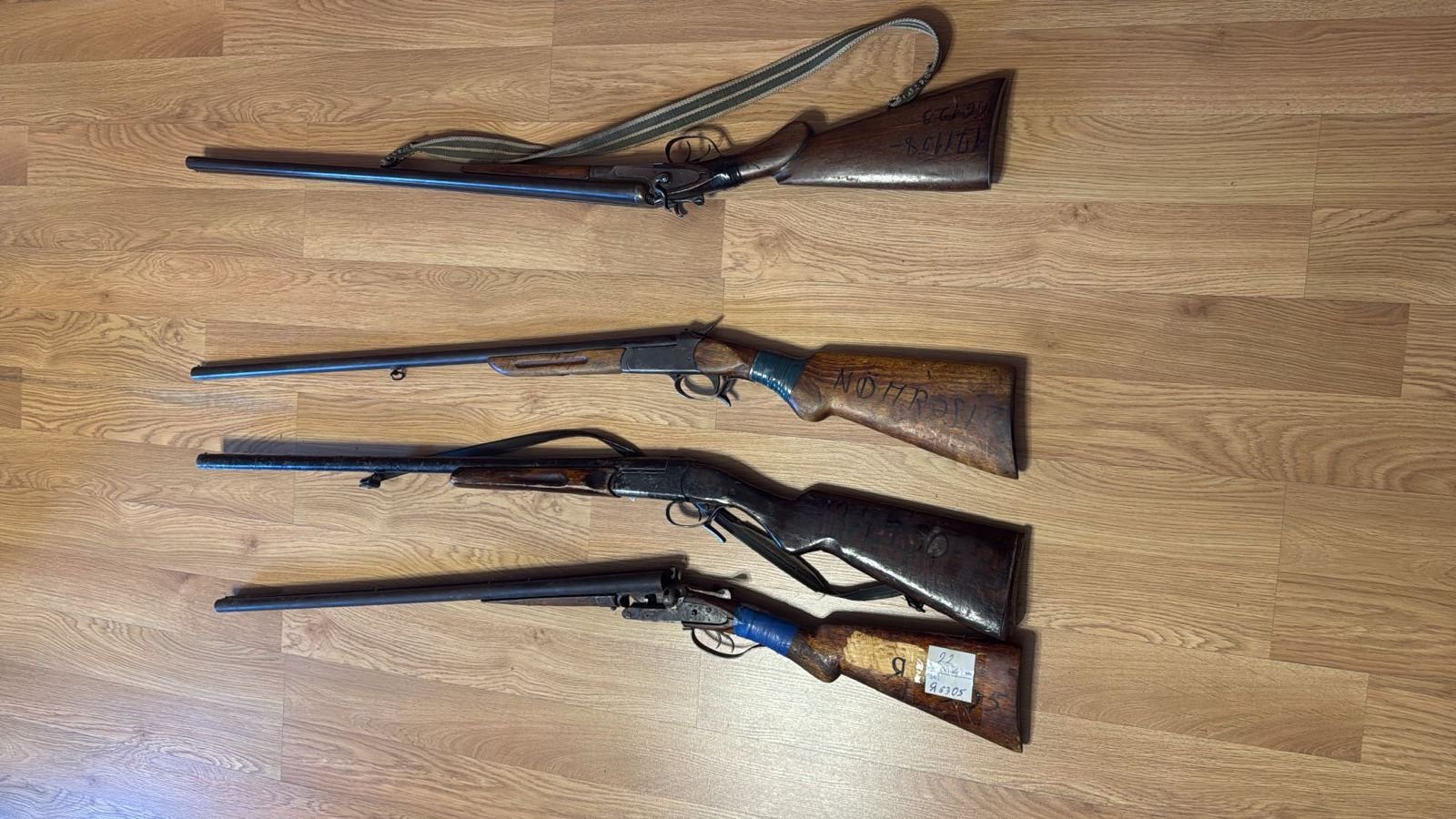 Qanunsuz saxlanılan 7 silah aşkarlandı