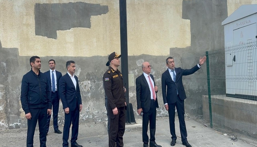 Kəmaləddin Heydərov hadisə yerinə gəldi