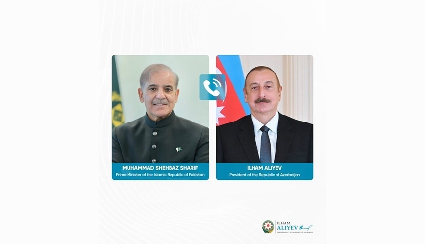 Prezident İlham Əliyev Şahbaz Şəriflə telefon danışığı aparıb