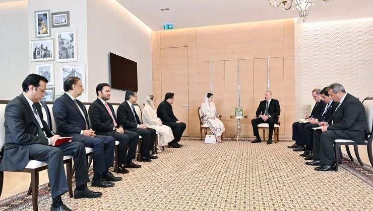 Prezident Məryəm Nəvaz Şərifi qəbul etdi - FOTOLAR