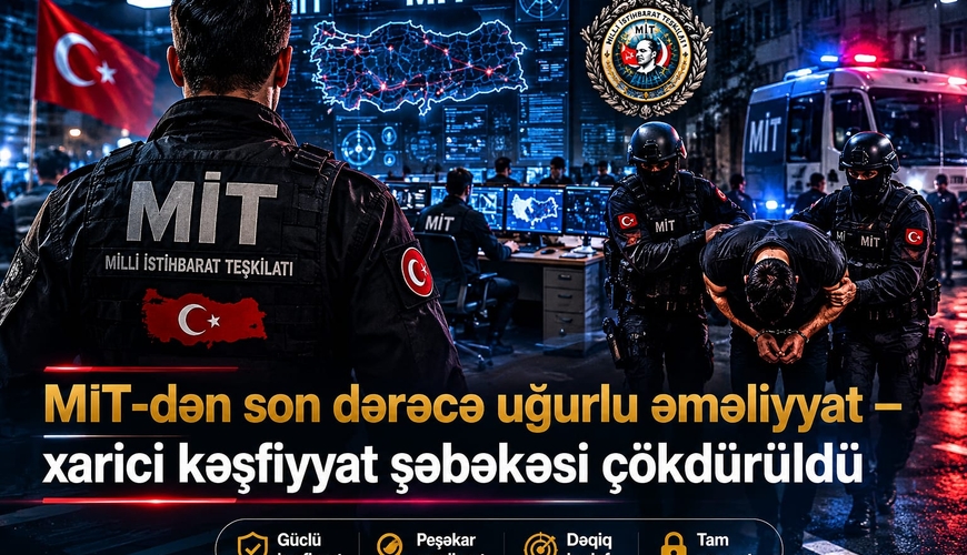MİT-dən son dərəcə uğurlu əməliyyat - xarici kəşfiyyat şəbəkəsi çökdürüldü