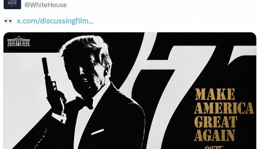“Mənim adım Bond, Ceyms Bond” – Ağ Ev Trampın 007 obrazını paylaşdı