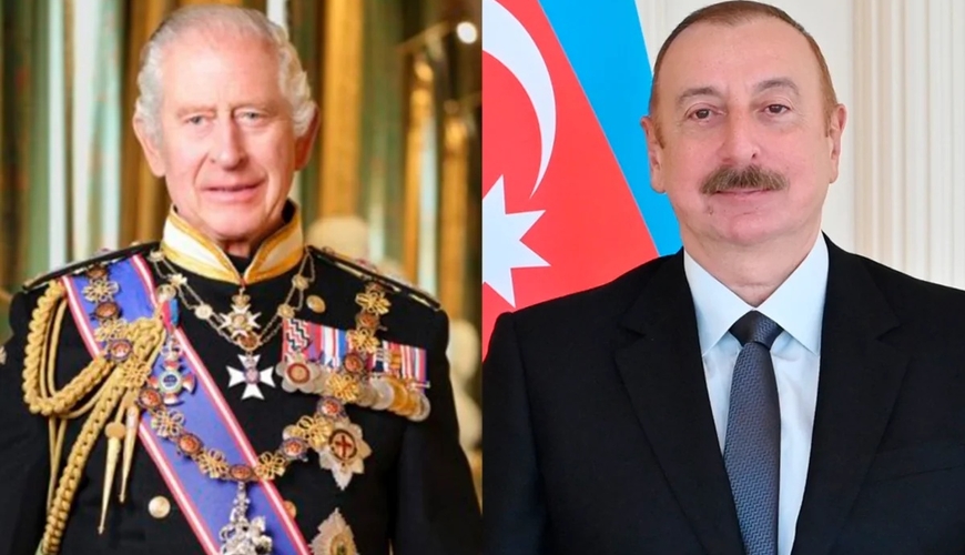 Kral III Çarlz Prezident İlham Əliyevə təbrik ünvanladı