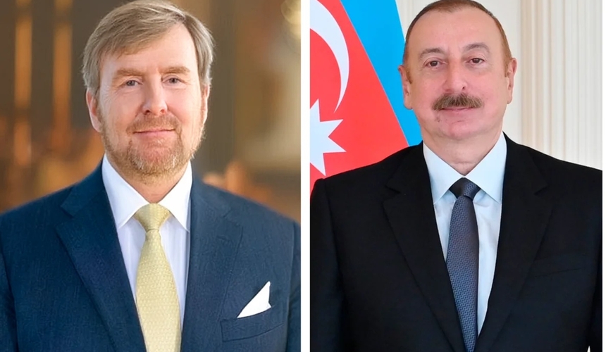 Niderland Kralı İlham Əliyevi TƏBRİK ETDİ