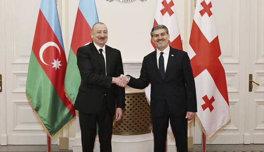 İlham Əliyev Kavelaşvilini təbrik etdi