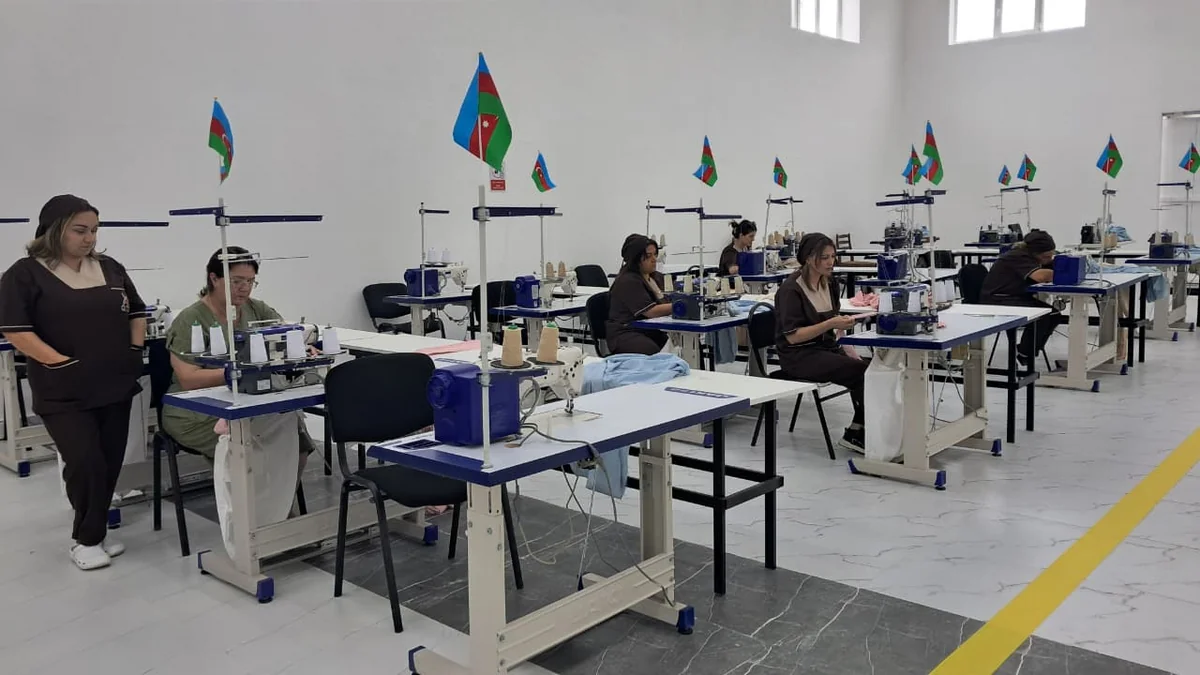 Xocalıda il ərzində 1,4 milyon ədəd tekstil məhsulu istehsal olunacaq