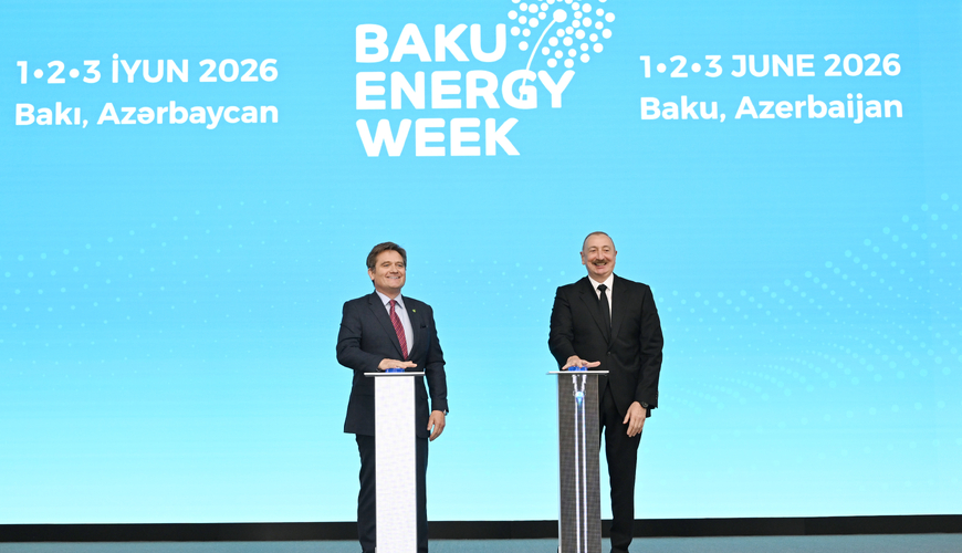 Azərbaycanda yeni yataqdan qaz hasilatına start verildi