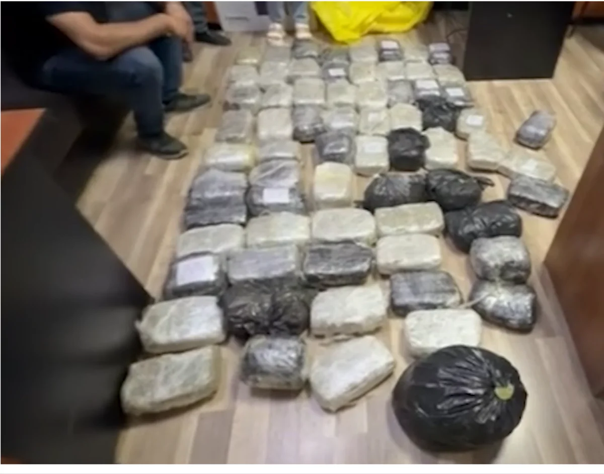 Baş idarə əməliyyat keçirib, PUA ilə gətirilən 72 kq narkotik avtomobildə aşkarlanıb