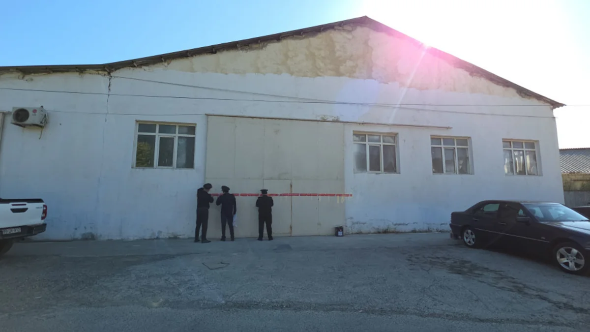 Bakıda mebel sexinin fəaliyyəti dayandırılıb