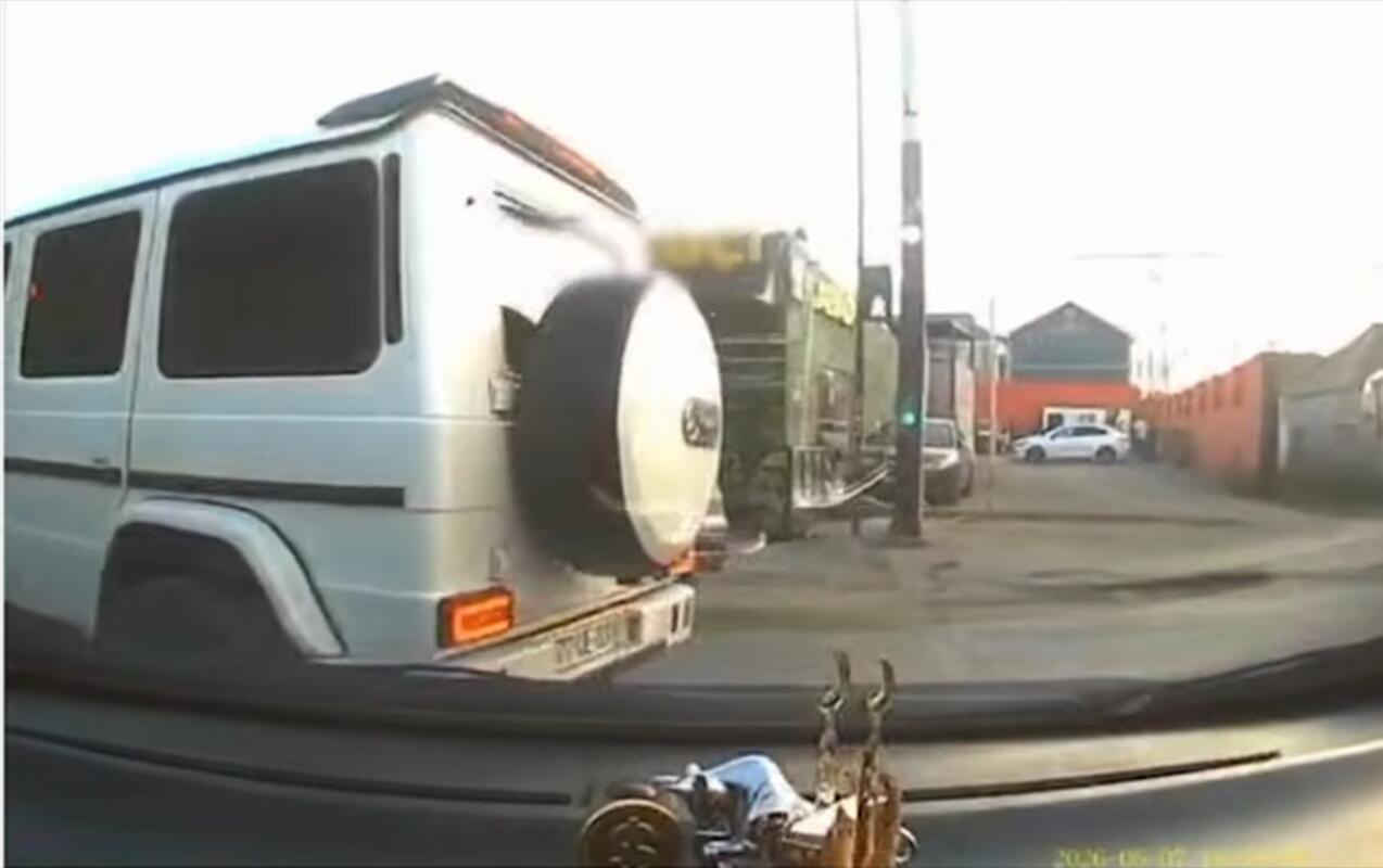 “Galendewagen”lə insident törədən sürücüyə cəza verildi
