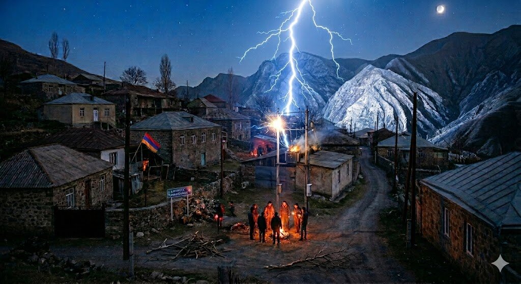 Ermənistanda kürdlərin yaşadığı 11 kənd işıqsız qaldı