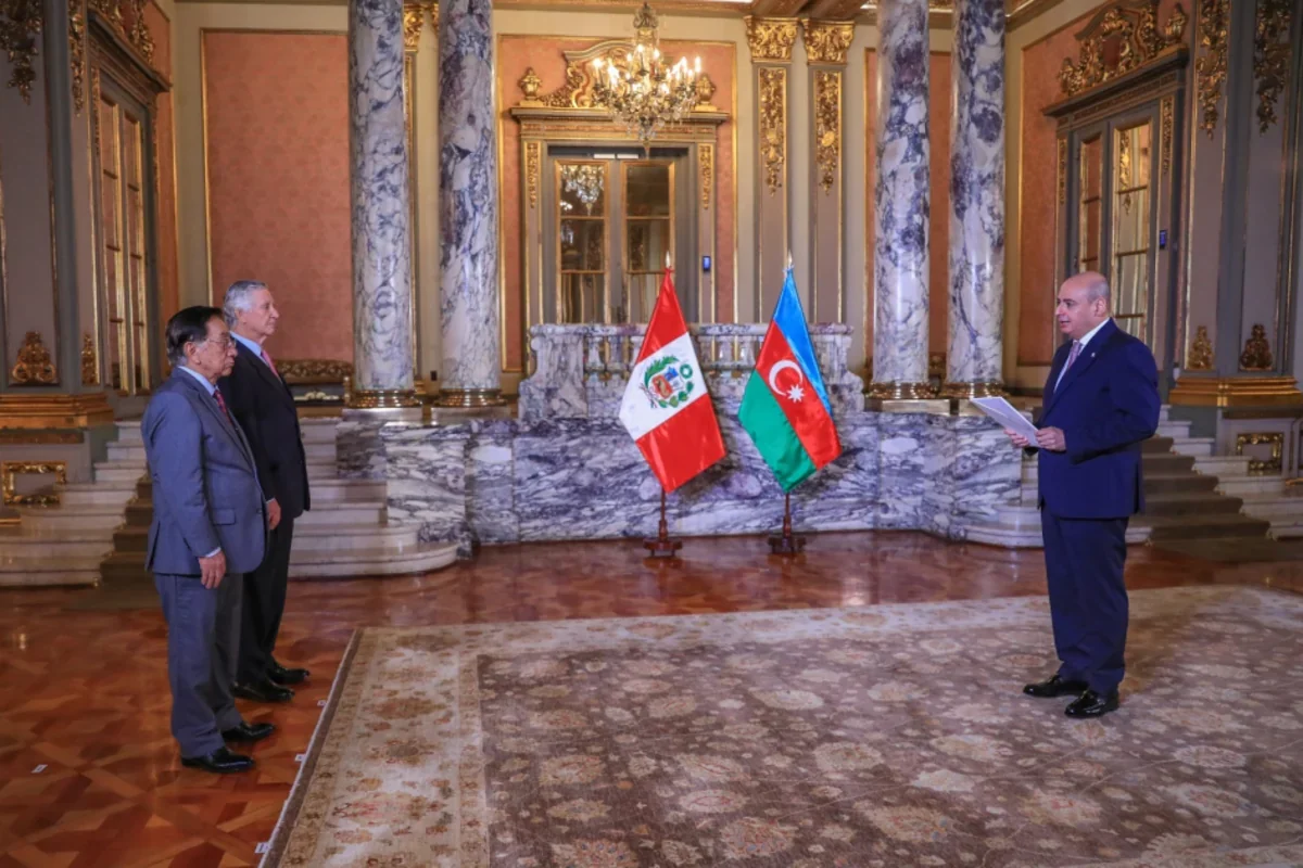 Peru prezidenti Azərbaycan səfirinin etimadnaməsini qəbul edib