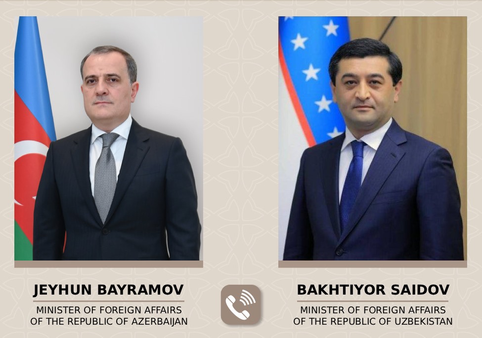 Ceyhun Bayramov özbək həmkarı ilə müzakirə apardı