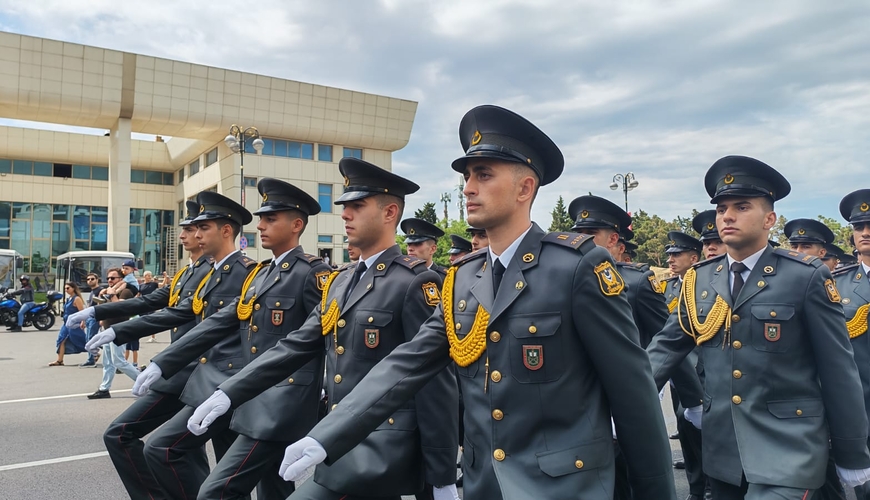 Bu günkü yürüşdən maraqlı anlar - FOTOLAR