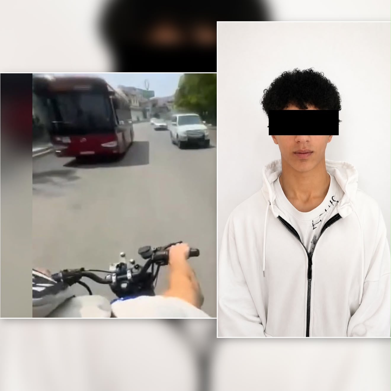 Təhlükəli motosiklet sürücüsü saxlanıldı