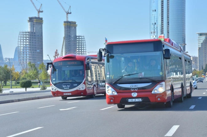 Bakıda 10 marşrutun hərəkəti alternativ küçələrlə təşkil edilir