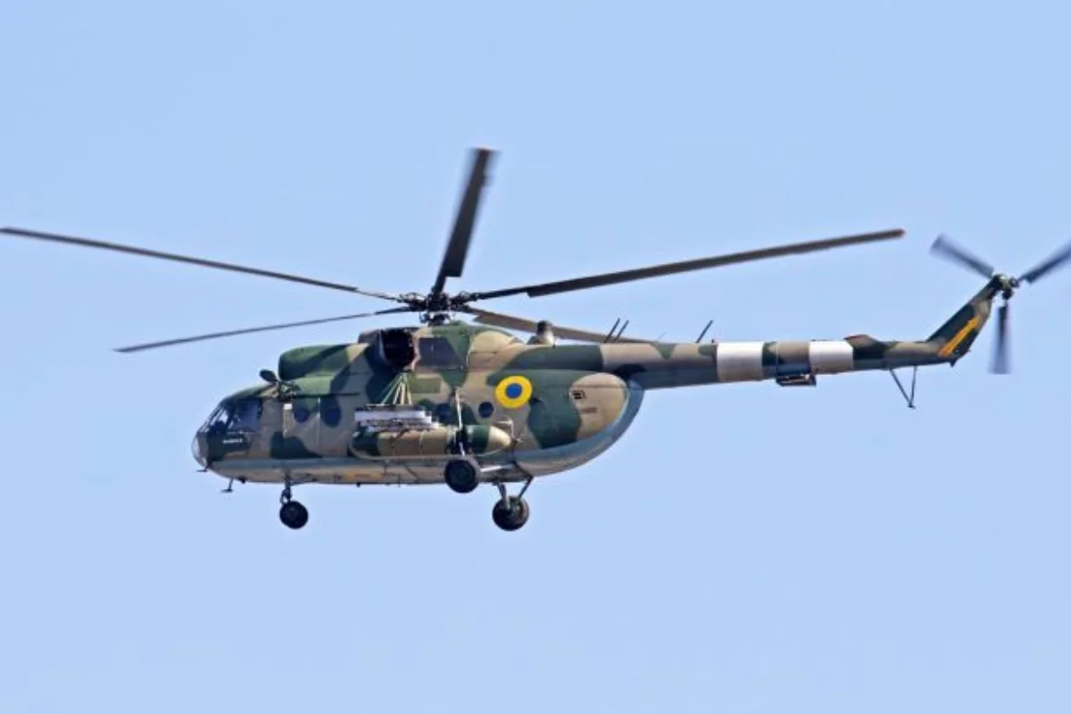 Ukrayna helikopteri qəzaya uğrayıb: Dörd hərbi qulluqçu həlak olub