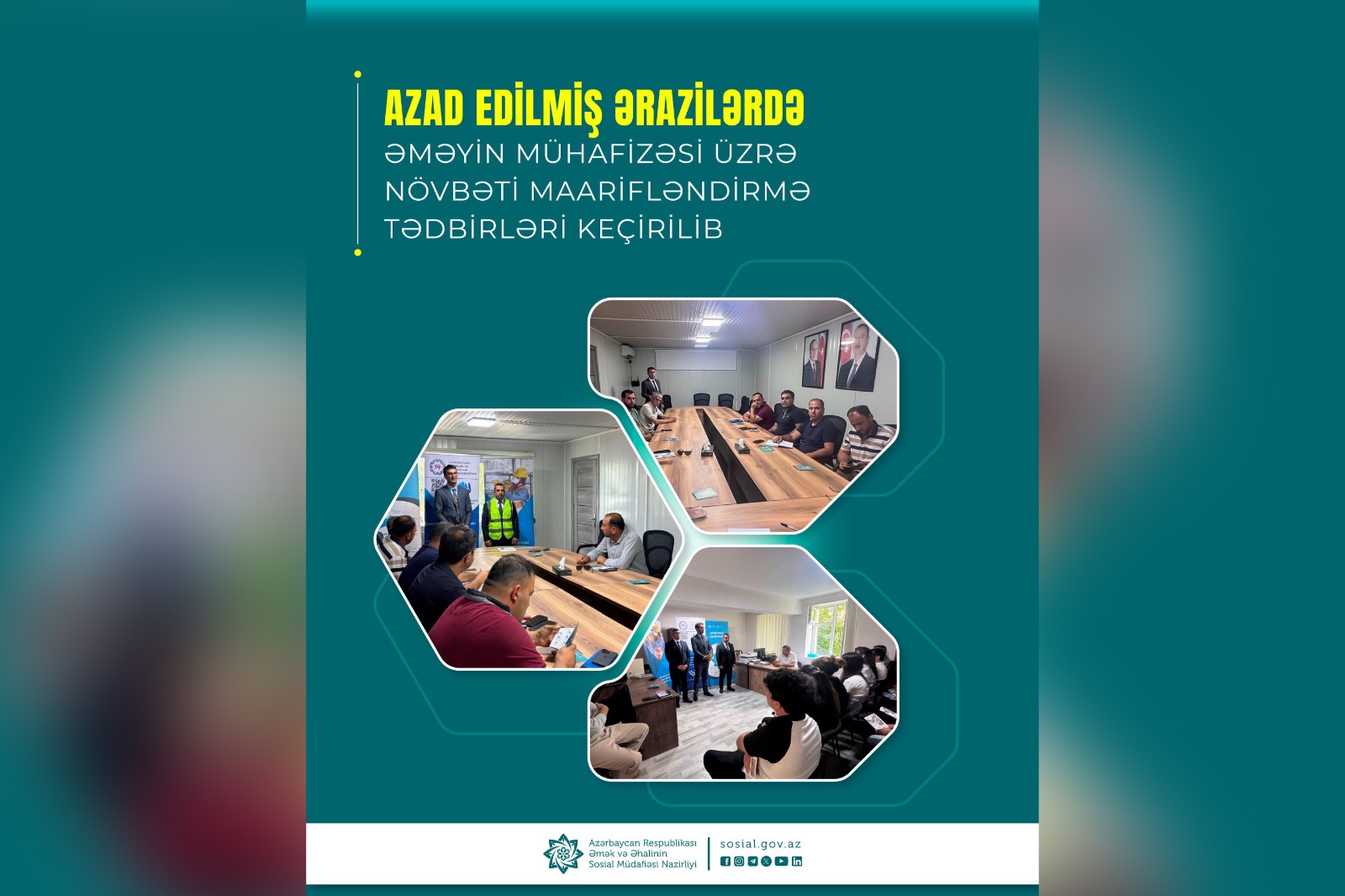 Azad edilmiş ərazilərdə növbəti maarifləndirmə tədbirləri keçirilib
