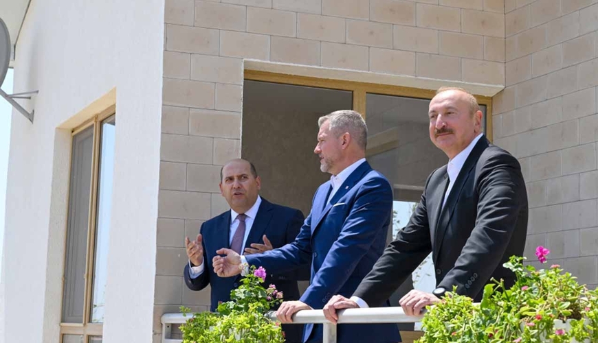 Azərbaycan və Slovakiya prezidentləri Baş Qərvənddə - FOTOLAR