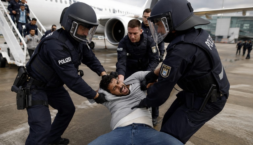 Almaniyada deport böhranı: Miqrantlar müqavimət göstərir, minlərlə reys ləğv edilir