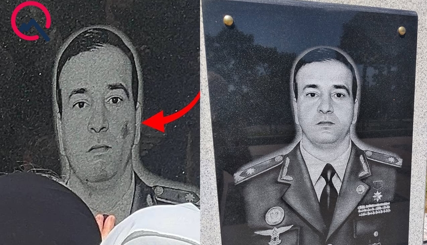 Polad Həşimovun məzar daşındakı nöqsan aradan qaldırıldı - FOTO