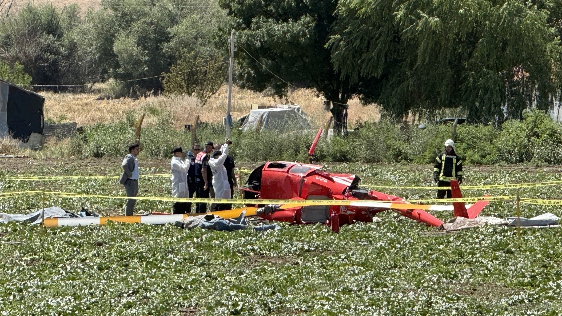 Ankarada helikopter qəzası - polkovnik öldü