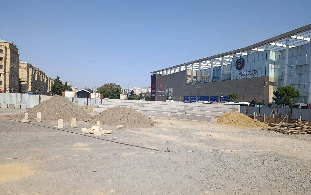 “Gənclik”dəki iki park birləşdirilir - Yeni fotolar