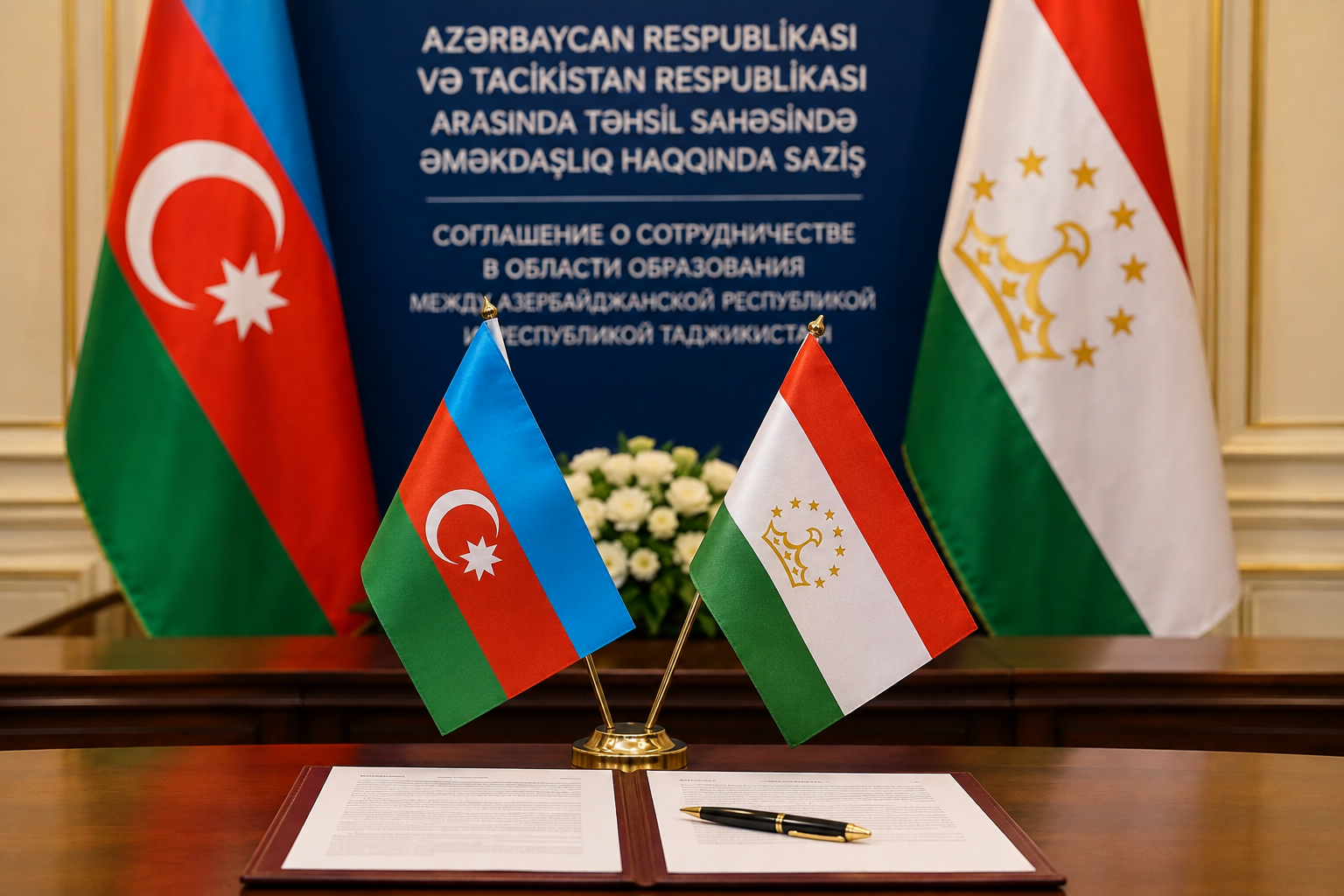Azərbaycanla Tacikistan arasında təhsillə bağlı mühüm sənəd İMZALANDI