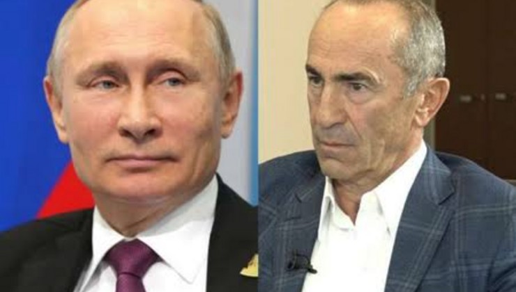 Koçaryana təbrik, Paşinyana mesaj - Putin hərbi caniyə “dözüm” arzulayıb