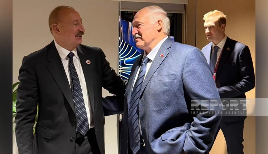 Bişkekdə Azərbaycan və Belarus prezidentlərinin görüşü olub