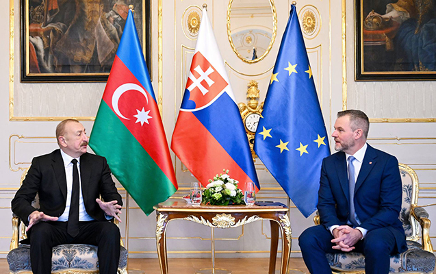 İlham Əliyev slovakiyalı həmkarını təbrik etdi