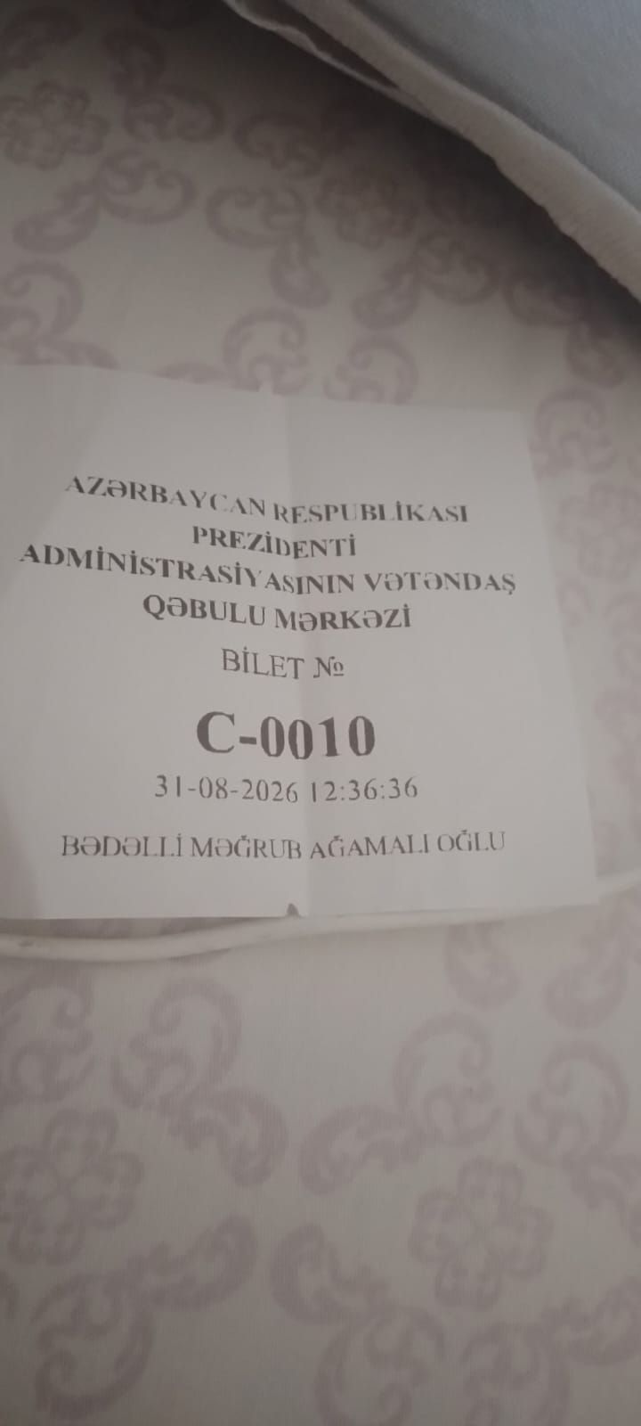Qəbul mərkəzinin qəbul hüququna- KONSTİTUSİYAYA qadağa qoymaq hüququ var?