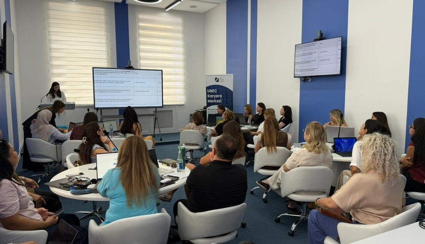 UNEC-də İsrailin süni intellekt üzrə mütəxəssisləri tərəfindən təlimçilərin təliminə start verilib
