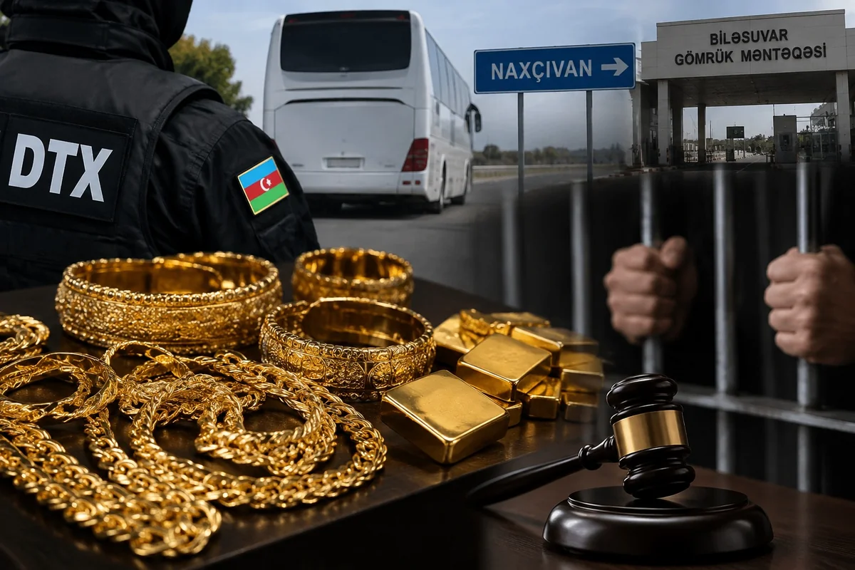 Külli miqdarda qızılı Türkiyəyə aparmaq istəyən şəxslərə hökm oxundu