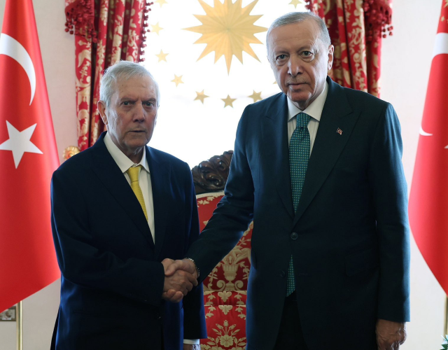 Ərdoğan 4 böyük klubun prezidentini bir araya TOPLADI - FOTOLAR