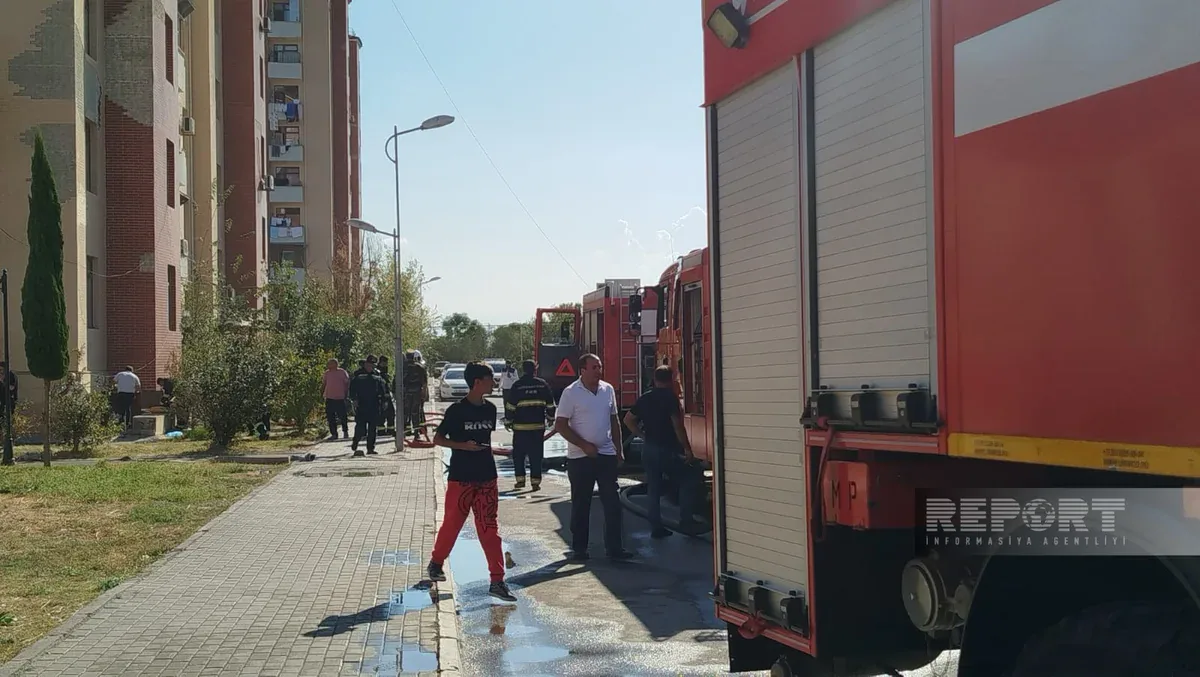 Mingəçevirdə YANĞIN
