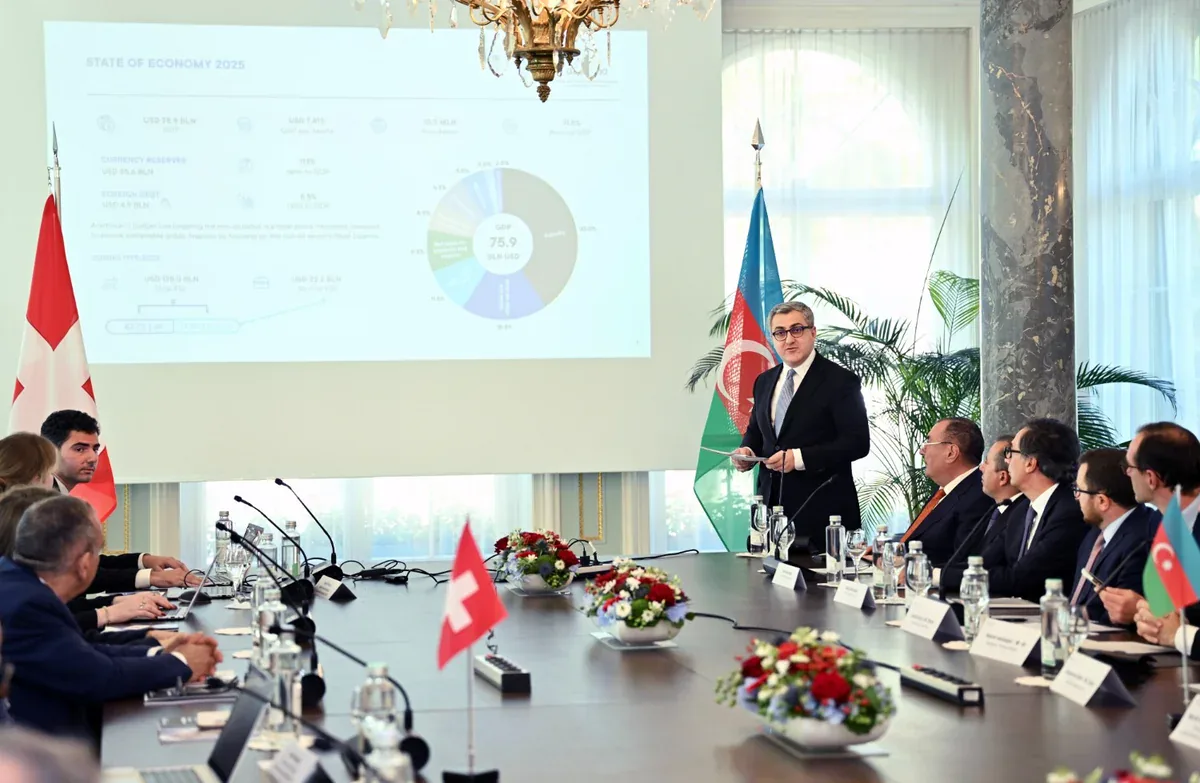 İsveçrə–Azərbaycan Biznes Forumu keçirilib